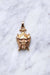 Pendant Ancient fauna pendant, god Pan, devil, opening in pink gold and diamond 58 Facettes