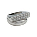 Ring 53 Fred ring, “Success”, in white gold and diamonds. 58 Facettes 31071