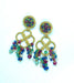 Earrings Dangle earrings Ruby Sapphires Emeralds Pearls 58 Facettes
