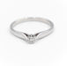 Ring 54 Solitaire Ring White Gold Diamond 58 Facettes 1820055CN