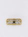 Brooch Brooch plate in gold, diamonds and oval sapphire 58 Facettes J297
