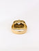 Ring Art Deco tank ring in yellow gold and diamonds 58 Facettes J27