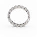 Bague 47 Bague Alliance Or blanc Diamant 58 Facettes 1740946CN