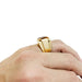 Ring 48 Fred ring in yellow gold and citrine. 58 Facettes 30711