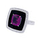 Bague 43 Bague Chanel, "Nuit Noire", or blanc, saphir rose, diamants, émail. 58 Facettes 32572