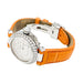 Cartier "Pasha" watch in white gold, diamonds and leather. 58 Facettes 31381