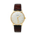 Jaeger watch in pink gold, leather strap. 58 Facettes 31457