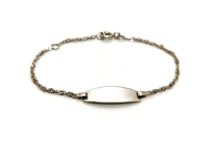 Bracelet Bracelet Gourmette Or blanc 58 Facettes 1152867CD