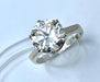White Gold engagement Diamond ring 58 Facettes