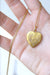 Opening heart medallion pendant in gold, diamonds, and pearls 58 Facettes
