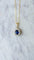 Pendentif Collier pendentif marguerite Or jaune Saphir Diamants 58 Facettes