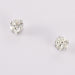 Earrings White gold earrings, diamonds 58 Facettes