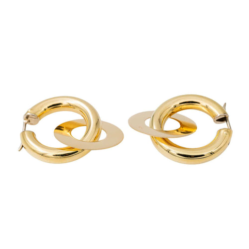 Boucles d'oreilles Boucles d'oreilles Créoles Or jaune 58 Facettes 2672868CN