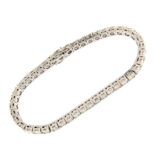 Bracelet Bracelet tennis en or blanc avec diamants taille brillant 9,13 ct 58 Facettes G3260