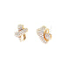 Earrings FRED “OMBRE” FELINE EARRINGS YELLOW GOLD DIAMONDS 58 Facettes 1.23022