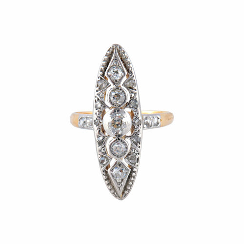 Bague 51 Bague Marquise Diamants 58 Facettes