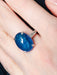 Ring 52 Sapphire Cabochon Ring 58 Facettes