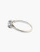 Ring 51 RETRO STYLE DIAMOND SOLITAIRE RING WHITE GOLD 58 Facettes