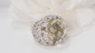 Bague 52.5 Bague en or blanc diamants et citrine 58 Facettes 30957