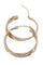 Boucles d'oreilles CRÉOLES 3 ORS 58 Facettes 073211
