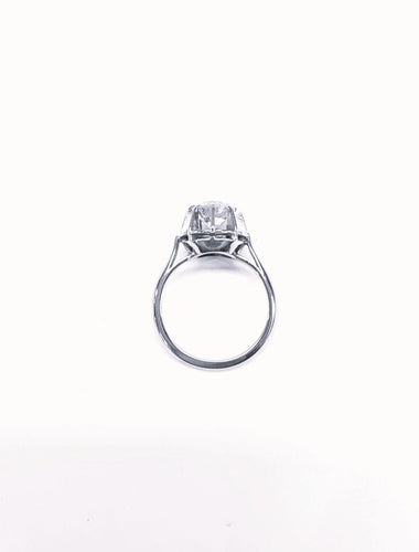 Bague 51.5 Bague solitaire diamant 1.25 carat or blanc 58 Facettes SOLO-1.25
