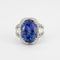 Bague 53 Bague cocktail Tanzanite 58 Facettes P46L13
