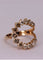 Bague 54 Bague lune Or jaune Diamant 58 Facettes P144