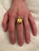 Ring 53 Gold And Citrine Ring 58 Facettes 933528