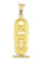 Pendentif Pendentif cartouche égyptien, en or jaune 58 Facettes 063711