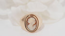 Ring Bangle ring in pink gold and cameo 58 Facettes 31802