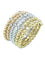 Bague Série de 6 bagues 3 ors et diamants 58 Facettes