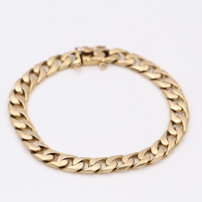 Bracelet bracelet barbu en or jaune massif 58 Facettes E359070