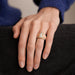 50.5 Van Cleef & Arpels Ring - Vintage Pink Jade Diamonds Ring 58 Facettes