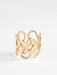 55 Repossi ring - “White Noise” ring in pink gold 58 Facettes