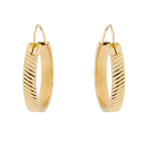 Boucles d'oreilles Boucles d'oreilles Créoles Or jaune 58 Facettes 2597597CN