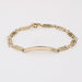 Bracelet 2 gold bracelet bracelet 58 Facettes CVBR54