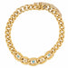 Bracelet Bracelet old bracelet turquoise glass and fine pearls 58 Facettes 21-599
