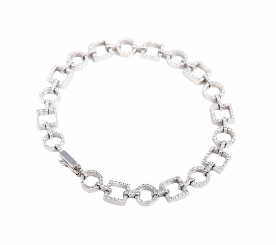 Bracelet BRACELET "ELLA" OR & DIAMANTS 58 Facettes BO/220095