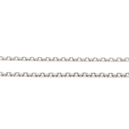 Collier Collier rond en Or blanc & diamants 58 Facettes