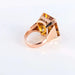 Rectangle Citrine Cocktail Ring Ring 58 Facettes