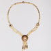 Necklace Vintage gold chain necklace pliée 58 Facettes 23-187