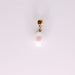 Pendant Yellow gold pendant and oval cultured pearl 58 Facettes
