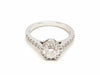 Bague 54 Bague Solitaire Or blanc Diamant 58 Facettes 578821RV