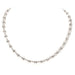 Necklace Fancy mesh necklace White gold 58 Facettes 2360829CN