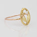 Ring 50 Fine old gold pearl ring 58 Facettes 18-189A