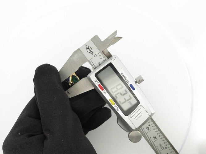 Bague 49 bague toi & moi 49 en or jaune 18k emeraude saphir et diamants 58 Facettes 253447