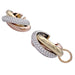 Earrings Cartier earrings, "Trinity", 3 golds, diamonds. 58 Facettes 32726