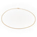 Necklace Cable link necklace Yellow gold 58 Facettes 1875425CN