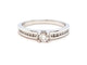 Bague 56 Bague Solitaire Or blanc Diamant 58 Facettes 06351CD