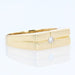 Ring 58 Yellow gold and diamond men's ring 58 Facettes 21-692